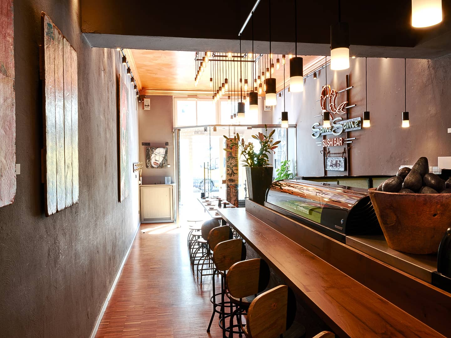 Sushi-Auswahl bei SameSame Sushibar Heidelberg